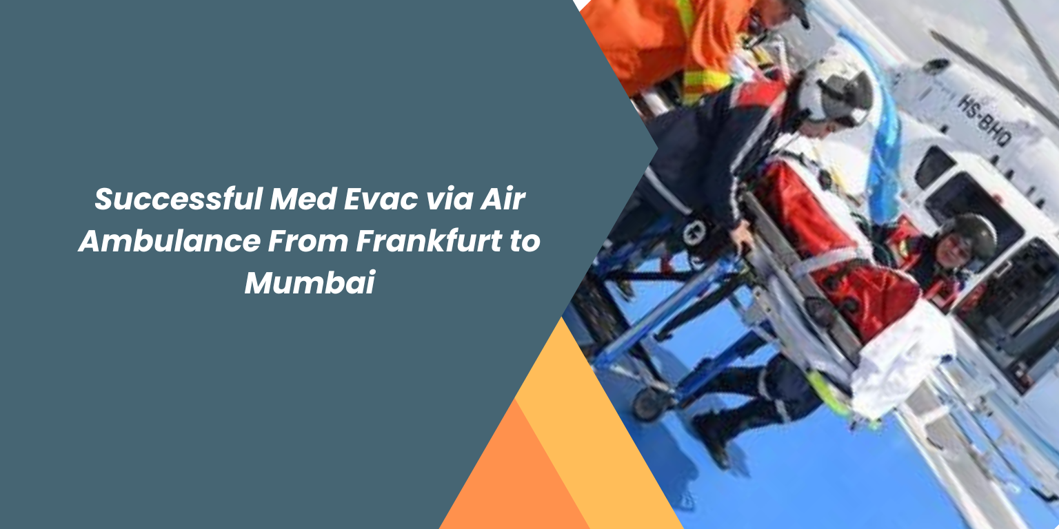 Air Ambulance From Frankfurt To Mumbai