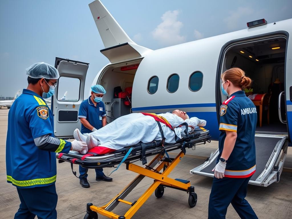 Comprehensive Air Ambulance Service from Bangkok to India