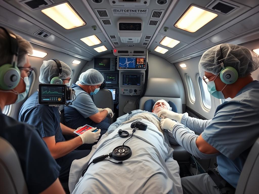 Advanced ICU Air Ambulance Interior